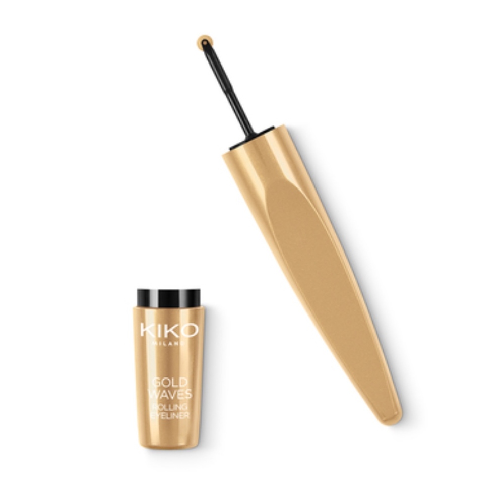 Kiko Italy Gold Waves Rolling Eyeliner  Gold